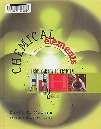 chemical elements from carbon to krypton 2 1st edition david e newton 0787628468, 978-0787628468