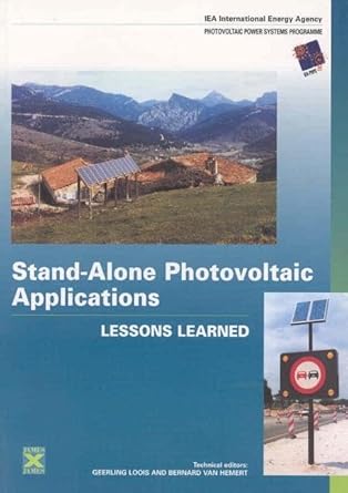 stand alone photovoltaic applications lessons learned 1st edition ecofys 1873936915, 978-1873936917