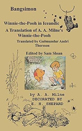 bangsimon winnie the pooh in icelandic 1st edition a a milne ,gudmundur andri thorsson ,sam sloan 4871872998,