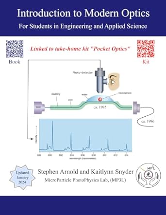 introduction to modern optics for students in engineering and applied science 1st edition stephen arnold