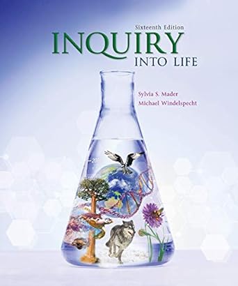 loose leaf version for inquiry into life 1st edition sylvia s mader ,michael windelspecht 1260482596,