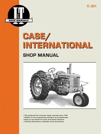 case shop manual c 201 1st edition intertec publishing 0872883736, 978-0872883734