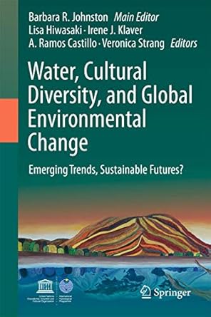 water cultural diversity and global environmental change emerging trends sustainable futures 1st edition