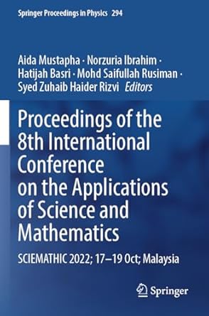 proceedings of the 8th international conference on the applications of science and mathematics sciemathic