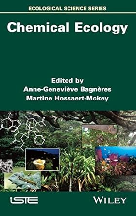 chemical ecology 1st edition anne genevieve bagneres ,martine hossaert mckey 1848219245, 978-1848219243