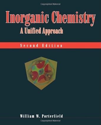 inorganic chemistry 1st edition william w porterfield 012562980x, 978-0125629805