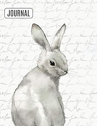 big fat bullet style journal notebook watercolor rabbit huge dot grid book for journaling over 300 numbered