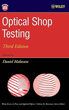 optical shop testing 1st edition daniel malacara 0471484040, 978-0471484042