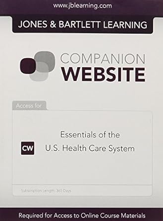 essentials of the u s health care system 1st edition professor johns hopkins bloomberg school of public