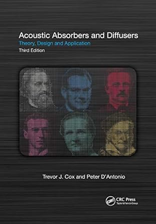 acoustic absorbers and diffusers 1st edition trevor cox ,peter d'antonio 0367658410, 978-0367658410