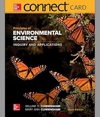 connect access card for principles of environmental science 1st edition william p cunningham ,mary ann