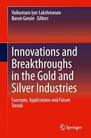 innovations and breakthroughs in the gold and silver industries concepts applications and future trends 1st