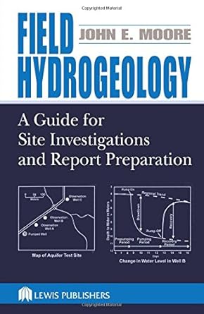 field hydrogeology a guide for site investigations and report preparation 1st edition john e moore
