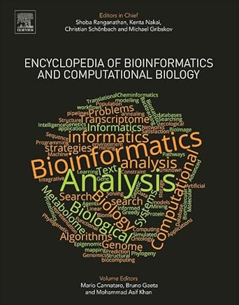 encyclopedia of bioinformatics and computational biology abc of bioinformatics 1st edition shoba ranganathan