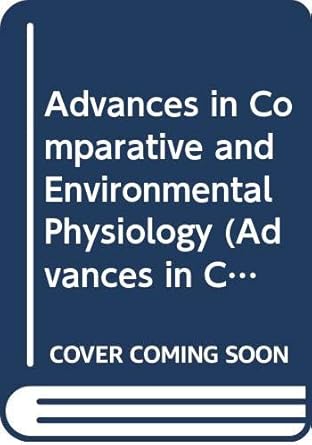 advances in comparative and environmental physiology 7 1st edition d f houlihan 0387528962, 978-0387528960