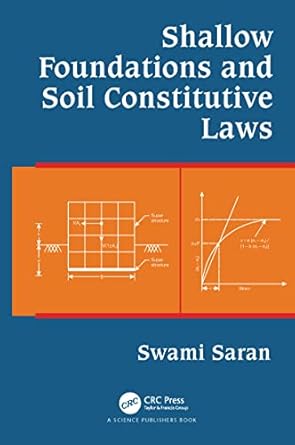 shallow foundations and soil constitutive laws 1st edition swami saran 0367781611, 978-0367781613