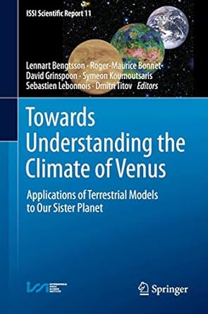 towards understanding the climate of venus applications of terrestrial models to our sister planet 1st