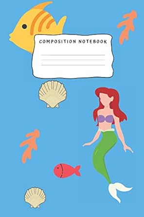 composition notebook mermaid gifts for girls and women lined notebook/journal/composition notebook 1st