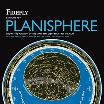 firefly planisphere latitude 42 degrees north 1st edition robin scagell 022810534x, 978-0228105343