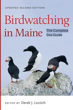 birdwatching in maine the complete site guide 1st edition derek j lovitch 1684581990, 978-1684581993