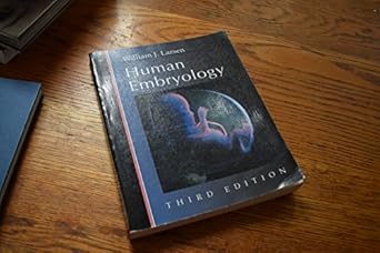 human embryology 1st edition william j larsen phd 0443065837, 978-0443065835