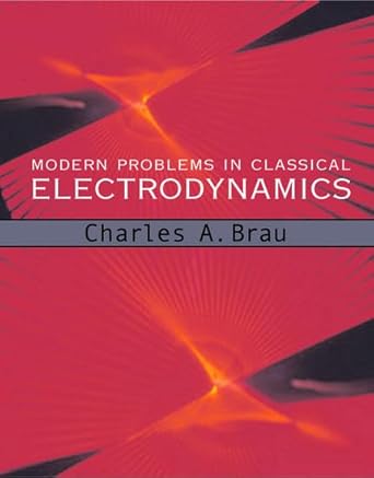 modern problems in classical electrodynamics 1st edition charles a brau 0195146654, 978-0195146653