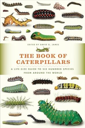 the book of caterpillars a life size guide to six hundred species from around the world 1st edition david g
