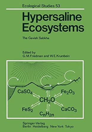hypersaline ecosystems the gavish sabkha 1st edition g m friedman ,w e krumbein ,m r buyce ,g gerdes