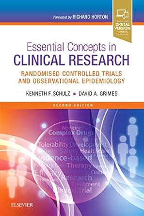 essential concepts in clinical research randomised controlled trials and observational epidemiology 1st