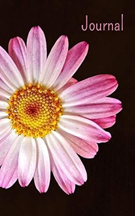 journal pink flower 100 sheets/200 pages 5 x 8 1st edition atkins avenue books 1702736466, 978-1702736466