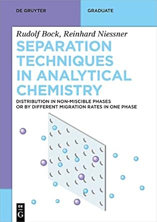 separation techniques in analytical chemistry distribution in non miscible phases or by different migration