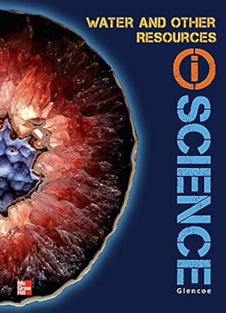 glencoe earth and space iscience modules d water and other resources grade 6 1st edition mcgraw hill