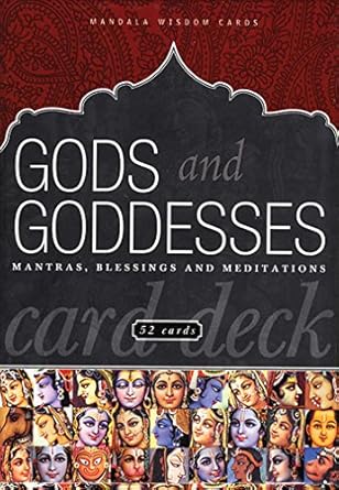 gods and goddesses card deck mantras blessings and meditations 1st edition mandala publishing 1886069468,