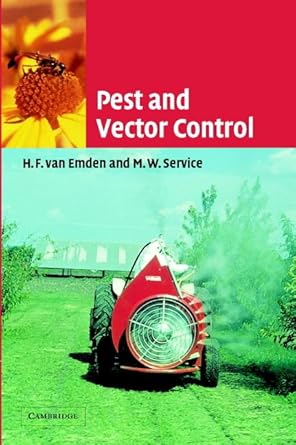 pest and vector control 1st edition h f van emden ,m w service 0521811953, 978-0521811958