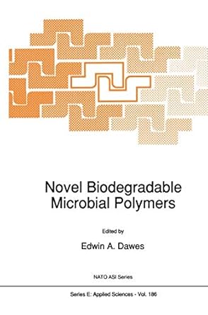 novel biodegradable microbial polymers 1st edition e a dawes 9401074585, 978-9401074582