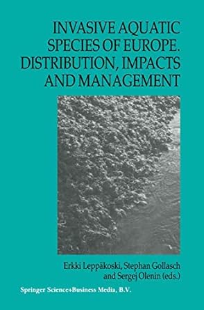 invasive aquatic species of europe distribution impacts and management 1st edition erkki leppakoski ,stephan