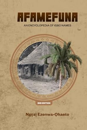 afamefuna an encyclopedia of igbo names 1st edition ngozi ezenwa ohaeto 9787672104, 978-9787672105