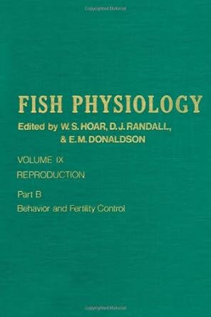 fish physiology v9b volume 9b 1st edition author unknown 0123504295, 978-0123504296