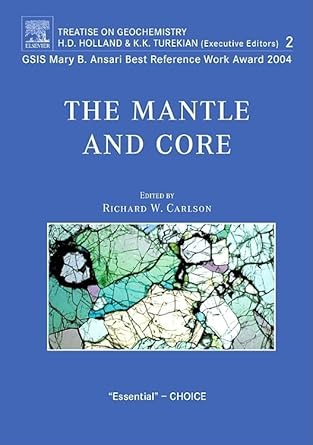 the mantle and core treatise on geochemistry volume 2 1st edition r w carlson 0080448488, 978-0080448480