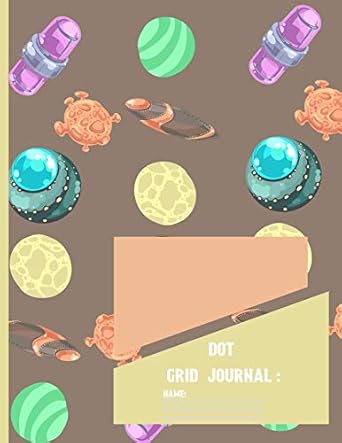 dot grid journal hurricane space ufo cute and elegant dot grid paper to write in 1st edition creative line