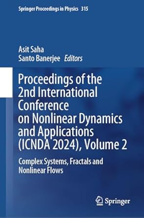 proceedings of the 2nd international conference on nonlinear dynamics and applications volume 2 complex
