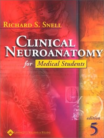 clinical neuroanatomy for medical students 1st edition richard s snell 0781728312, 978-0781728317