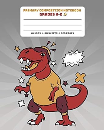 primary composition notebook grades k 2 story paper journal dashed midline and picture space exercise book