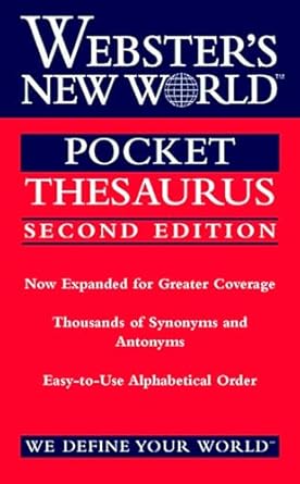 websters new world pocket thesaurus 1st edition charlton laird 0544987209, 978-0544987203
