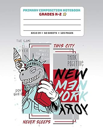 primary composition notebook grades k 2 dont give up story paper journal dashed midline and picture space