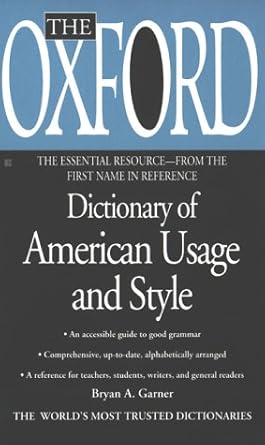 the oxford dictionary of american usage and style 1st edition bryan a garner 0425175987, 978-0425175989