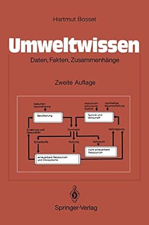 umweltwissen daten fakten zusammenhange 1st edition hartmut bossel 3540572252, 978-3540572251