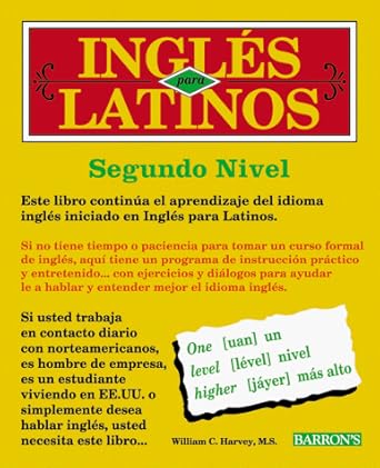 ingles para latinos nivel dos 1st edition william c harvey 0764107569, 978-0764107566