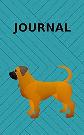 journal mastiff 100 sheets/200 pages 5 x 8 1st edition atkins avenue books 1713067862, 978-1713067863
