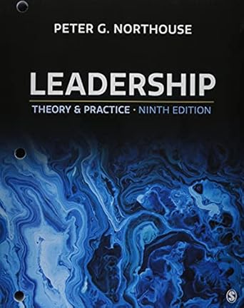 bundle northouse leadership 9e + northouse leadership 9e 1st edition peter g northouse 1071846205,